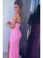 Sheath Strapless Long Prom Dress Formal Evening Gowns 901472