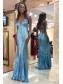Long Blue Sequin Prom Dress Formal Evening Gowns 901475