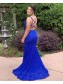 Long Royal Blue Lace Prom Dress Formal Evening Gowns 901478 Long Royal Blue Lace Prom Dress Formal Evening Gowns 901478
