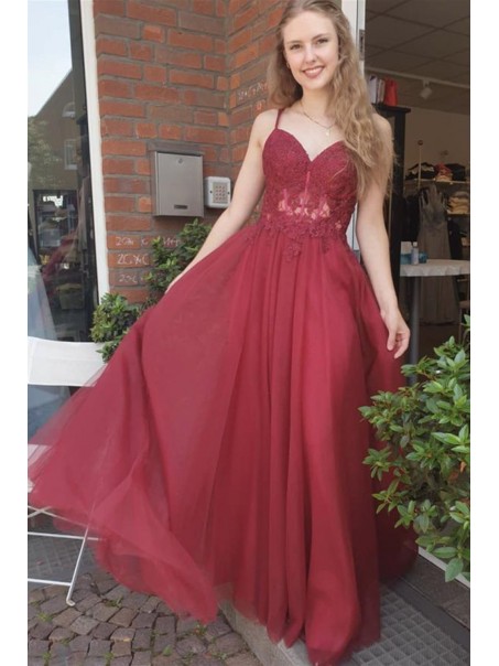 A-Line Lace Long Prom Dress Formal Evening Gowns 901495 A-Line Lace Long Prom Dress Formal Evening Gowns 901495