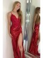 Elegant Sequin Spaghetti Straps Prom Dress Formal Evening Gowns 901496