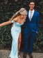 Long Blue Sheath Prom Dress Formal Evening Gowns 901524 Long Blue Sheath Prom Dress Formal Evening Gowns 901524