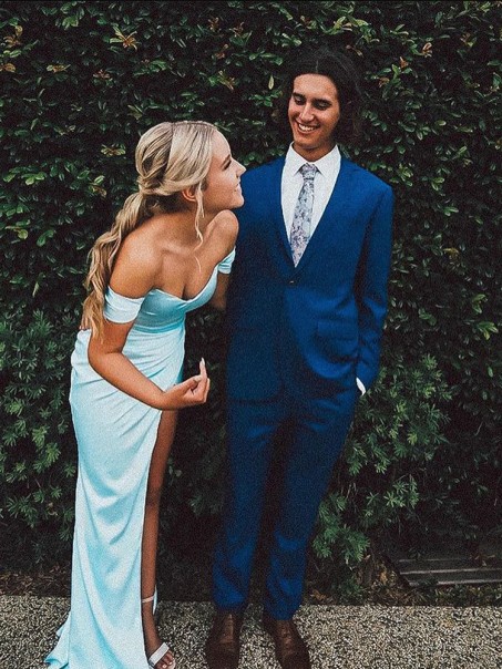 Long Blue Sheath Prom Dress Formal Evening Gowns 901524 Long Blue Sheath Prom Dress Formal Evening Gowns 901524