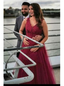 A-Line Lace Long Prom Dresses Formal Evening Gowns 901532 A-Line Lace Long Prom Dresses Formal Evening Gowns 901532