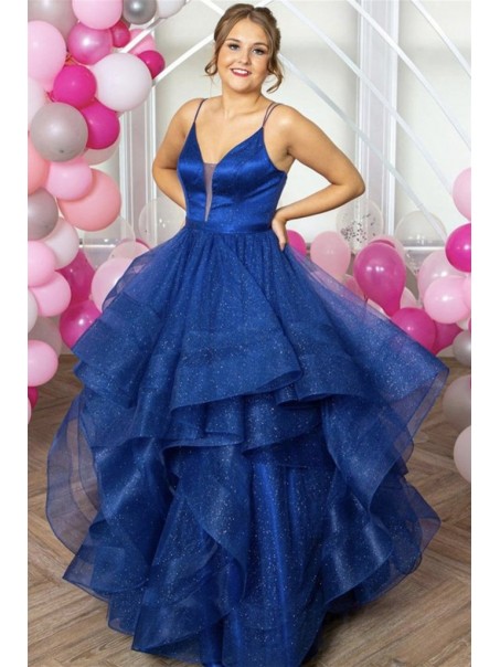 Long Royal Blue Sparkle Prom Dresses Formal Evening Gowns 901538 Long Royal Blue Sparkle Prom Dresses Formal Evening Gowns 901538