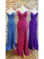 Long Sequin Spaghetti Straps Prom Dresses Formal Evening Gowns 901546 Long Sequin Spaghetti Straps Prom Dresses Formal Evening Gowns 901546