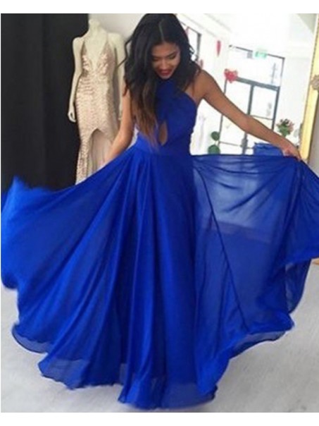 Long Royal Blue Chiffon Prom Dresses Formal Evening Gowns 901560 Long Royal Blue Chiffon Prom Dresses Formal Evening Gowns 901560