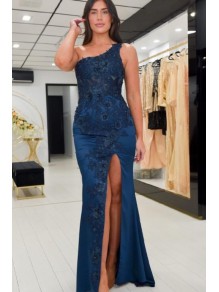 Mermaid One Shoulder Long Lace Prom Dresses Formal Evening Gowns 901568 Mermaid One Shoulder Long Lace Prom Dresses Formal Evening Gowns 901568