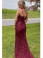 Elegant Sequin Spaghetti Straps Long Prom Dresses Formal Evening Gowns 901585 Elegant Sequin Spaghetti Straps Long Prom Dresses Formal Evening Gowns 901585