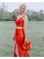 Long Mermaid Sequin Two Pieces Prom Dresses Formal Evening Gowns 901588 Long Mermaid Sequin Two Pieces Prom Dresses Formal Evening Gowns 901588
