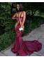 Long Mermaid Gold Lace Prom Dresses Formal Evening Gowns 901596
