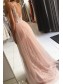 Elegant Mermaid Beaded Lace Prom Dresses Formal Evening Gowns 901610