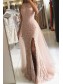 Elegant Mermaid Beaded Lace Prom Dresses Formal Evening Gowns 901610