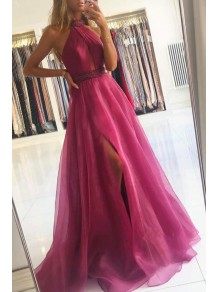 A-Line Beaded Long Prom Dresses Formal Evening Gowns 901613 A-Line Beaded Long Prom Dresses Formal Evening Gowns 901613