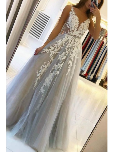 A-Line Lace Prom Dresses Formal Evening Gowns 901616 A-Line Lace Prom Dresses Formal Evening Gowns 901616