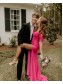 Sheath Off the Shoulder Long Prom Dresses Formal Evening Gowns 901631