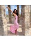 Long Pink Sequin Prom Dresses Formal Evening Gowns 901632