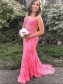 Elegant Sheath Sweetheart Lace Prom Dresses Formal Evening Gowns 901641