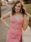 Elegant Sheath Sweetheart Lace Prom Dresses Formal Evening Gowns 901641