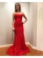 Elegant Mermaid Long Black Lace Prom Dresses Formal Evening Gowns 901642