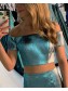 Mermaid Sparkle Two Pieces Prom Dresses Formal Evening Gowns 901648