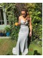 Simple Long Mermaid Prom Dresses Formal Evening Gowns 901651