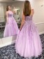 A-Line Lace Long Prom Dresses Formal Evening Gowns 901663 A-Line Lace Long Prom Dresses Formal Evening Gowns 901663