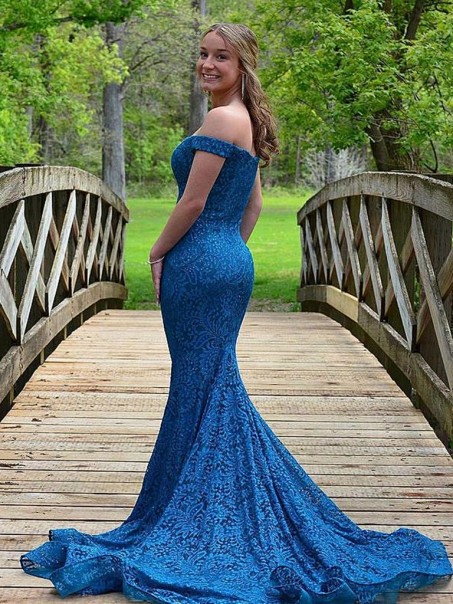 Long Mermaid Lace Prom Dresses Formal Evening Gowns 901664 Long Mermaid Lace Prom Dresses Formal Evening Gowns 901664