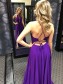 Long Purple Chiffon Prom Dresses Formal Evening Gowns 901665 Long Purple Chiffon Prom Dresses Formal Evening Gowns 901665