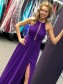 Long Purple Chiffon Prom Dresses Formal Evening Gowns 901665 Long Purple Chiffon Prom Dresses Formal Evening Gowns 901665