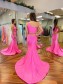 Long Pink Two Pieces Mermaid Prom Dresses Formal Evening Gowns 901667 Long Pink Two Pieces Mermaid Prom Dresses Formal Evening Gowns 901667