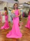 Long Pink Two Pieces Mermaid Prom Dresses Formal Evening Gowns 901667 Long Pink Two Pieces Mermaid Prom Dresses Formal Evening Gowns 901667