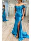 Long Mermaid Off the Shoulder Prom Dresses Formal Evening Gowns 901692 Long Mermaid Off the Shoulder Prom Dresses Formal Evening Gowns 901692