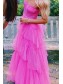 Long Pink Prom Dresses Formal Evening Gowns 901693