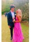 Long Pink Prom Dresses Formal Evening Gowns 901693