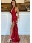 Long Red Sparkle Sequin Prom Dresses Formal Evening Gowns 901698 Long Red Sparkle Sequin Prom Dresses Formal Evening Gowns 901698