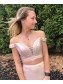 Mermaid Two Pieces Off the Shoulder Prom Dresses Formal Evening Gowns 901711 Mermaid Two Pieces Off the Shoulder Prom Dresses Formal Evening Gowns 901711
