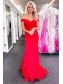 Long Red Mermaid Off the Shoulder Prom Dresses Formal Evening Gowns 901725 Long Red Mermaid Off the Shoulder Prom Dresses Formal Evening Gowns 901725