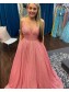 Long Pink Sparkle Sequins Prom Dresses Formal Evening Gowns 901729 Long Pink Sparkle Sequins Prom Dresses Formal Evening Gowns 901729