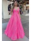 Long Pink Sparkle Sequins Prom Dresses Formal Evening Gowns 901729 Long Pink Sparkle Sequins Prom Dresses Formal Evening Gowns 901729