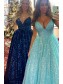 Long Pink Sparkle Sequins Prom Dresses Formal Evening Gowns 901729 Long Pink Sparkle Sequins Prom Dresses Formal Evening Gowns 901729