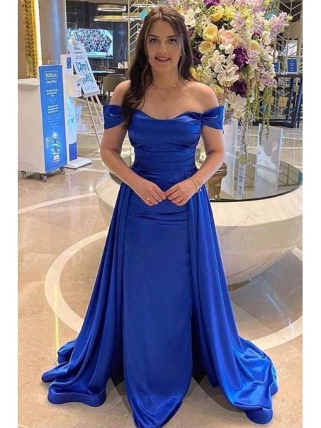 Long Royal Blue Off the Shoulder Prom Dresses Formal Evening Gowns 901733 Long Royal Blue Off the Shoulder Prom Dresses Formal Evening Gowns 901733