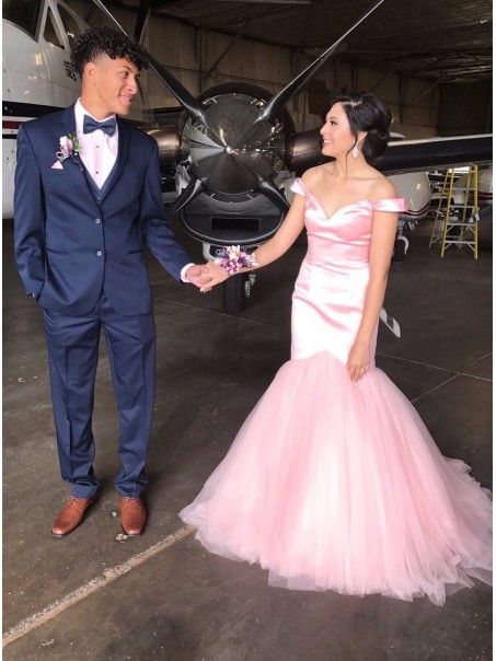 Long Pink Mermaid Prom Dresses Formal Evening Gowns 901743 Long Pink Mermaid Prom Dresses Formal Evening Gowns 901743