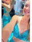 Long Blue Two Pieces Sparkle Sequins Prom Dresses Formal Evening Gowns 901763 Long Blue Two Pieces Sparkle Sequins Prom Dresses Formal Evening Gowns 901763