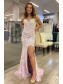 Mermaid Lace Long Prom Dresses Formal Evening Gowns 901778