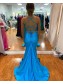 Long Blue Mermaid Prom Dresses Formal Evening Gowns 901789 Long Blue Mermaid Prom Dresses Formal Evening Gowns 901789