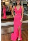 Long Fuchsia Prom Dresses Formal Evening Gowns 901809