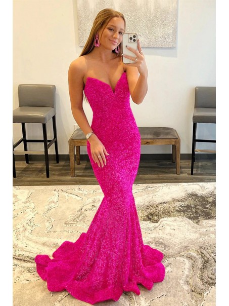 Mermaid Long Sequins Prom Dresses Formal Evening Gowns 901813 Mermaid Long Sequins Prom Dresses Formal Evening Gowns 901813