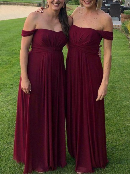 Long Grape Purple Chiffon Floor Length Bridesmaid Dresses 902017 Long Grape Purple Chiffon Floor Length Bridesmaid Dresses 902017