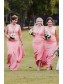 Long Pink Mermaid Floor Length Bridesmaid Dresses 902029 Long Pink Mermaid Floor Length Bridesmaid Dresses 902029